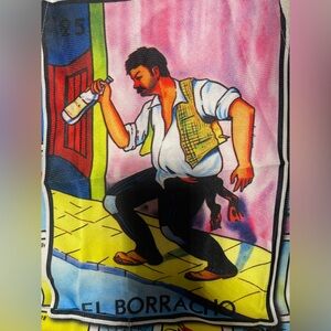 Colorful Graphic Apron with El Borracho